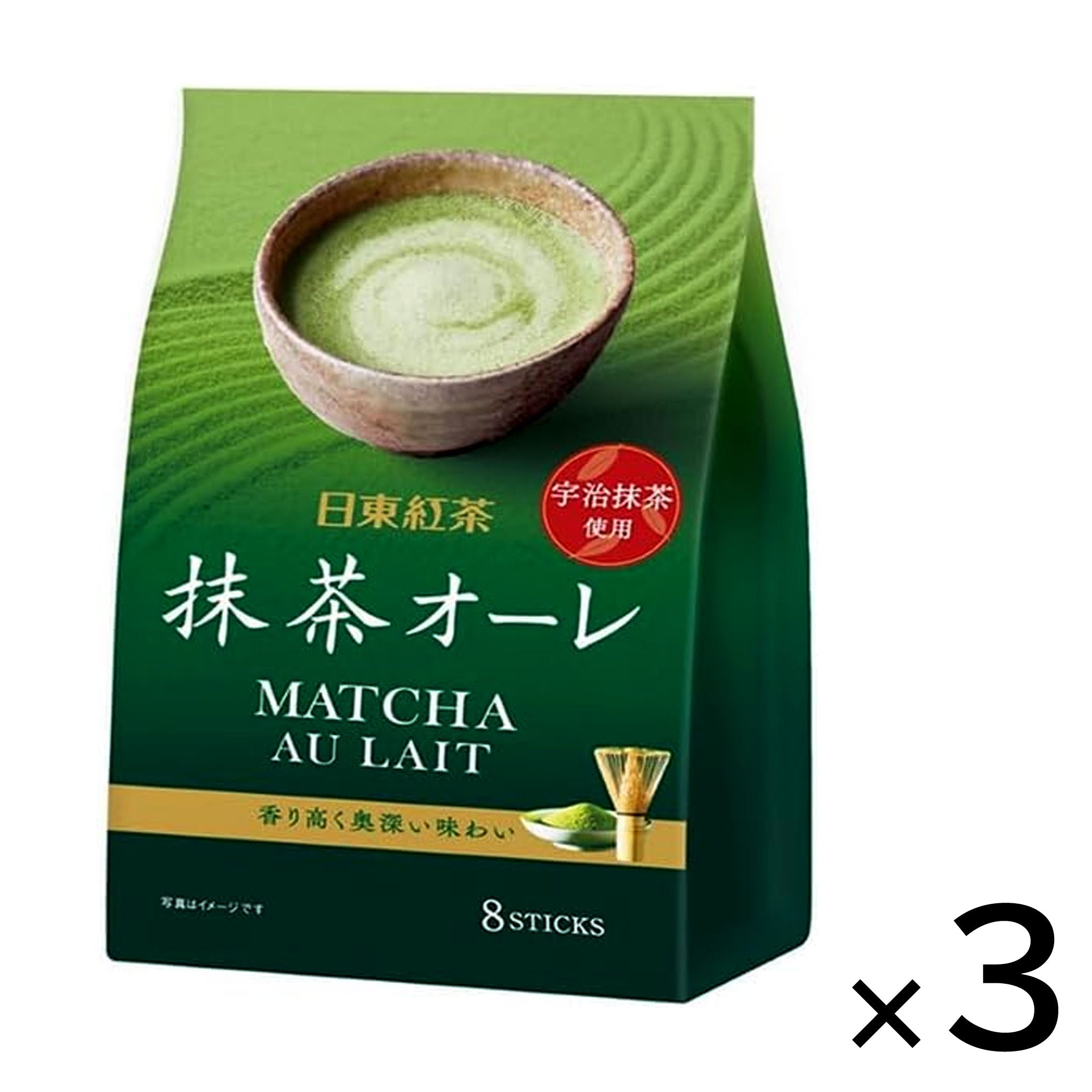 Mitsui Norin Nitto Kocha Royal Milk Tea Matcha Au Lait【3 Set】